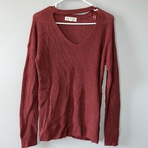 Pink Rose sweater, size Large